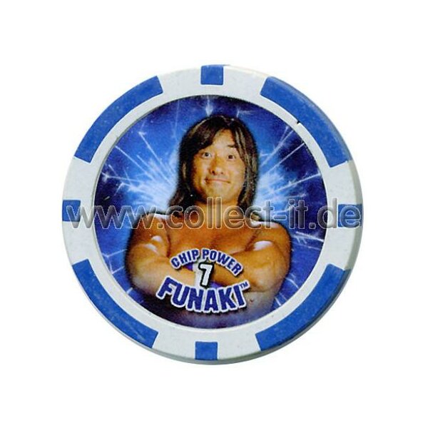 WWE Chip Regular - Funaki - blau - Serie 3