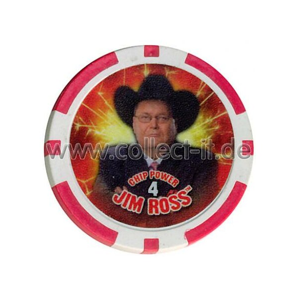 WWE Chip Regular - Jim Ross - rot - Serie 3