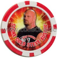 WWE Chip Regular - Stone Cold Steve Austin - rot - Serie 3