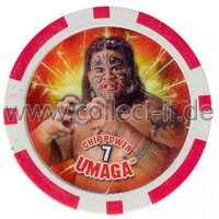 WWE Chip Regular - Umaga - rot - Serie 3