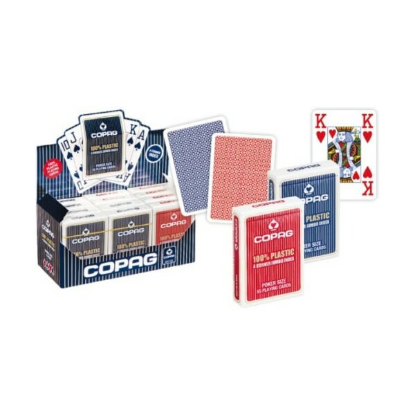 Philos 6720 - Poker & Bridge, blau, Plastik