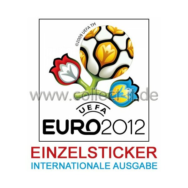 Panini EM 2012 International - Sticker - 1 - Offizielles Logo  - Spezial