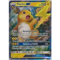 29/73 Raichu GX - Sonne und Mond - Schimmernde Legenden