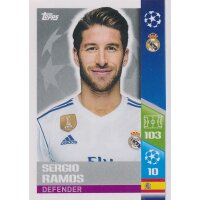 CL1718 - Sticker 10 - Sergio Ramos Real - Madrid CF