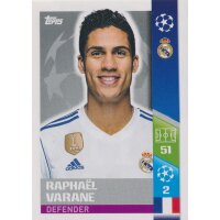 CL1718 - Sticker 11 - Raphaël Varane Real - Madrid CF