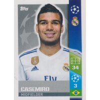 CL1718 - Sticker 12 - Casemiro Real - Madrid CF