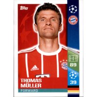 CL1718 - Sticker 77 - Thomas Müller - FC Bayern...