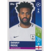 CL1718 - Sticker 141 - Danny Rose - Tottenham Hotspur