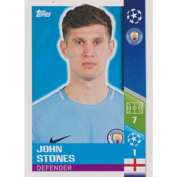 CL1718 - Sticker 164 - John Stones - Manchester City FC