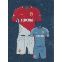 CL1718 - Sticker 232 - Home / Away Kit - AS Monaco FC