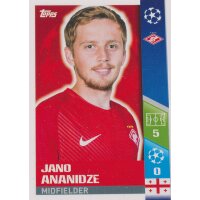 CL1718 - Sticker 281 - Jano Ananidze - FC Spartak Moskva