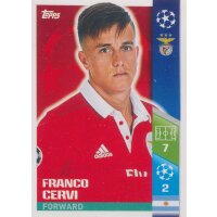 CL1718 - Sticker 303 - Franco Cervi - SL Benfica