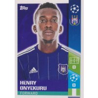 CL1718 - Sticker 362 - Henry Onyekuru - RSC Anderlecht