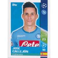 CL1718 - Sticker 466 - Jose Callejon - Play-Off...