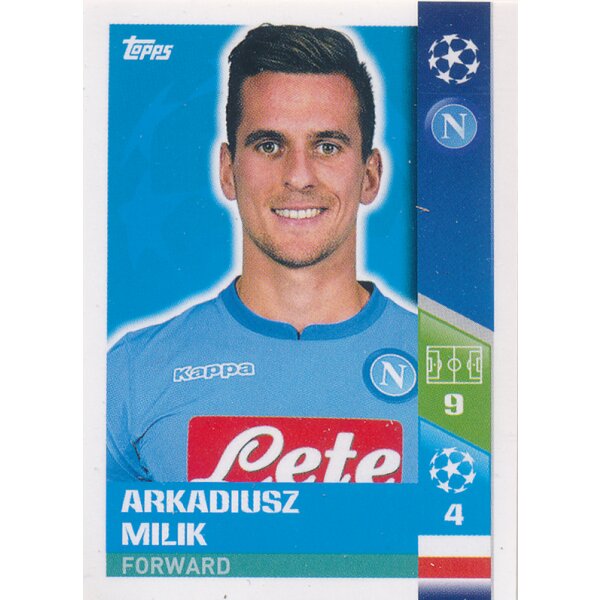 CL1718 - Sticker 468 - Arkadiusz Milik - Play-Off Qhalifying Teams