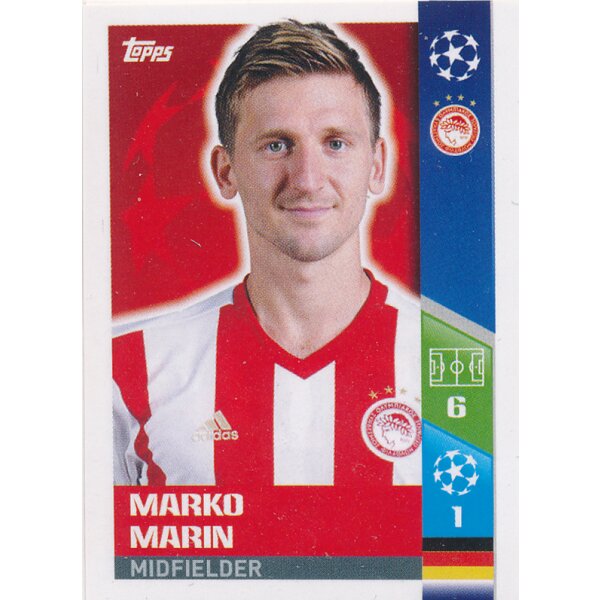 CL1718 - Sticker 514 - Marko Marin - Play-Off Qhalifying Teams