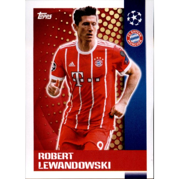 CL1718 - Sticker 584 - Robert Lewandowski (FC Bayern München) - Players to watch