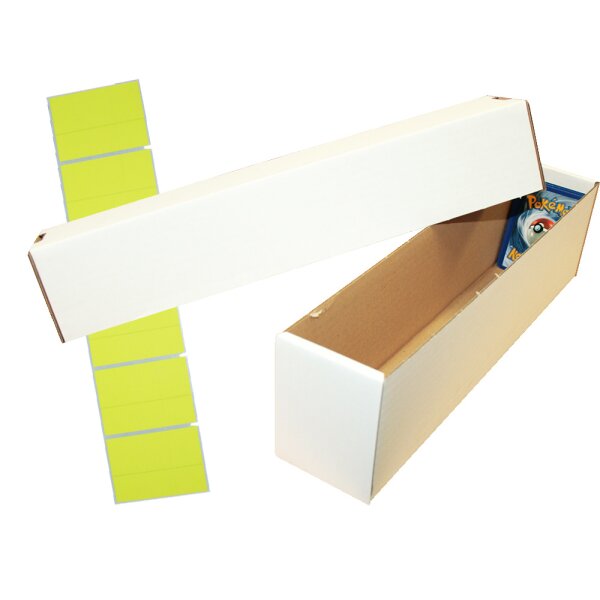 Riesen Deck-Box - Aufbewahrung (weiß) für ca. 1000 Karten aller Größen