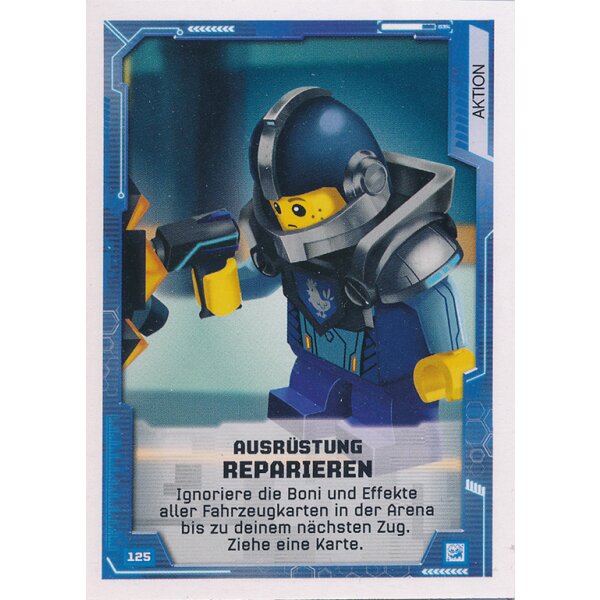 125 - Ausrüstung reparieren - Aktionskarten - LEGO Nexo Knights 2