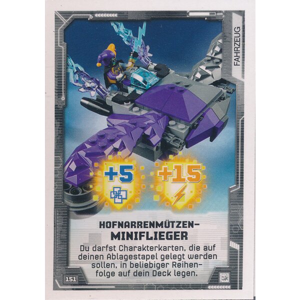 151 - Hofnarrenmützen-Miniflieger - Fahrzeugkarten - LEGO Nexo Knights 2