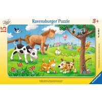 Ravensburger 06066 - Knuffige Tierfreunde - 15 Teile