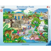 Ravensburger 06661 - Besuch im Zoo - 45 Teile