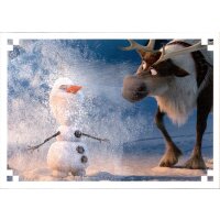 Olaf taut auf - Sticker 66 - Disney -  Die Eiskönigin