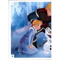 Olaf taut auf - Sticker 99 - Disney -  Die Eiskönigin
