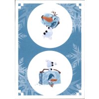 Olaf taut auf - Sticker 1X - Disney -  Die Eiskönigin