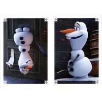 Olaf taut auf - Sticker 046A - Disney -  Die Eiskönigin