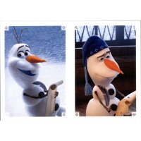 Olaf taut auf - Sticker 052A - Disney -  Die Eiskönigin