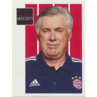 BAM1718 - Sticker 22 - Carlo Ancelotti - Panini FC Bayern...