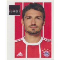 BAM1718 - Sticker 44 - Mats Hummels - Panini FC Bayern...