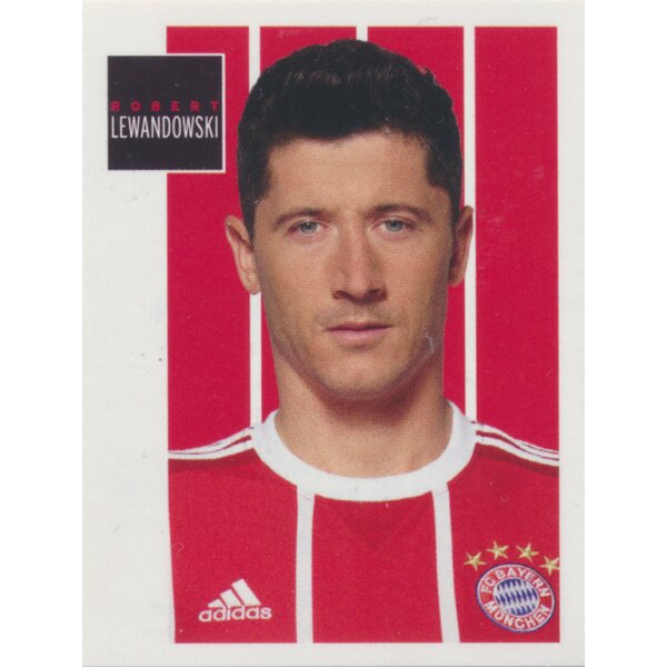 BAM1718 - Sticker 149 - Robert Lewandowski - Panini FC Bayern München 2017/18