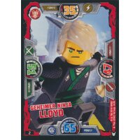 002 - Geheimer Ninja Lloyd - Helden Karte - LEGO Ninjago...
