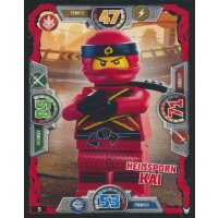 009 - Heißsporn Kai - Helden Karte - LEGO Ninjago...