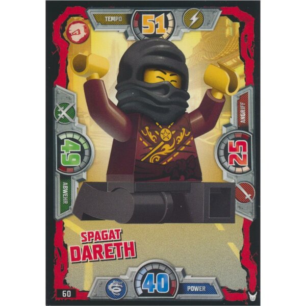060 - Spagat Dareth - Helden Karte - LEGO Ninjago Serie 3