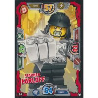 064 - Starker Karloff - Helden Karte - LEGO Ninjago Serie 3