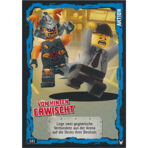 141 - Von hinten erwischt - Aktionskarten Karte - LEGO Ninjago Serie 3