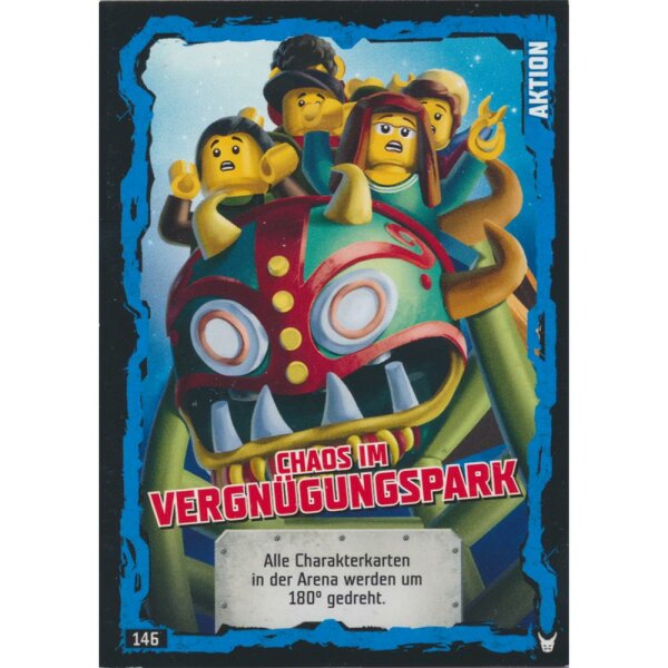 146 - Chaos im Vergnügunspark - Aktionskarten Karte - LEGO Ninjago Serie 3