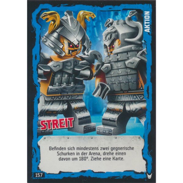 157 - Streit - Aktionskarten Karte - LEGO Ninjago Serie 3