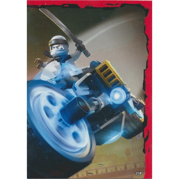 210 - Ninjago City Action - Puzzlekarten Karte - LEGO Ninjago Serie 3