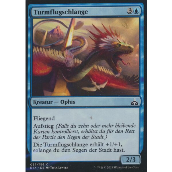 057/196 - Turmflugschlange - Rivalen von Ixalan