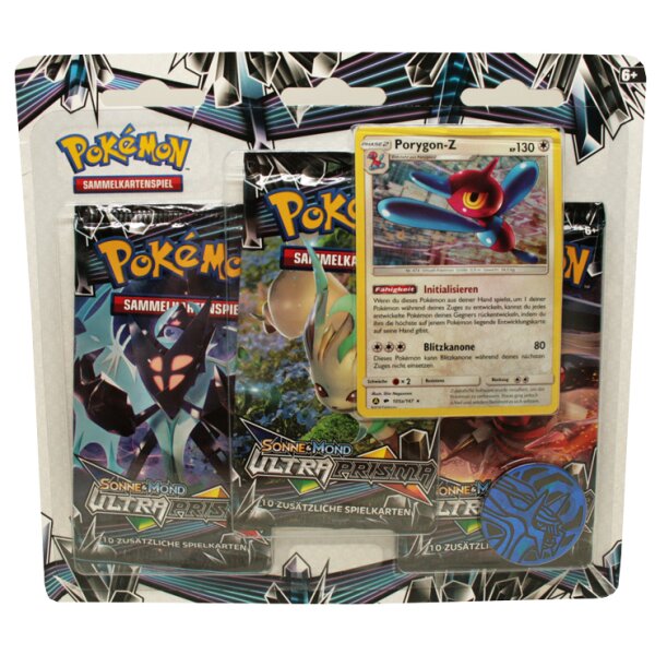 Pokemon - Sonne und Mond Serie 5 - 3-Pack Blister Porygon-Z - Deutsch