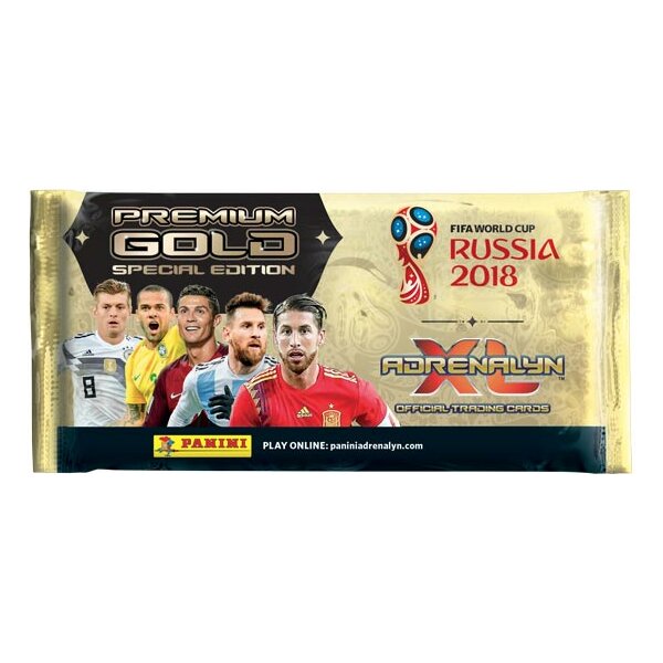 FIFA World Cup Adrenalyn XL 2018 - 1 Premium Gold Pack