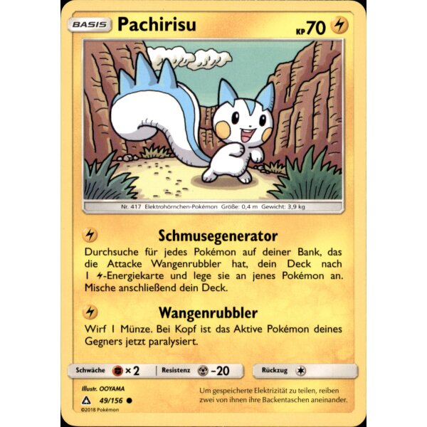 49/156 Pachirisu - Sonne und Mond - Ultra-Prisma