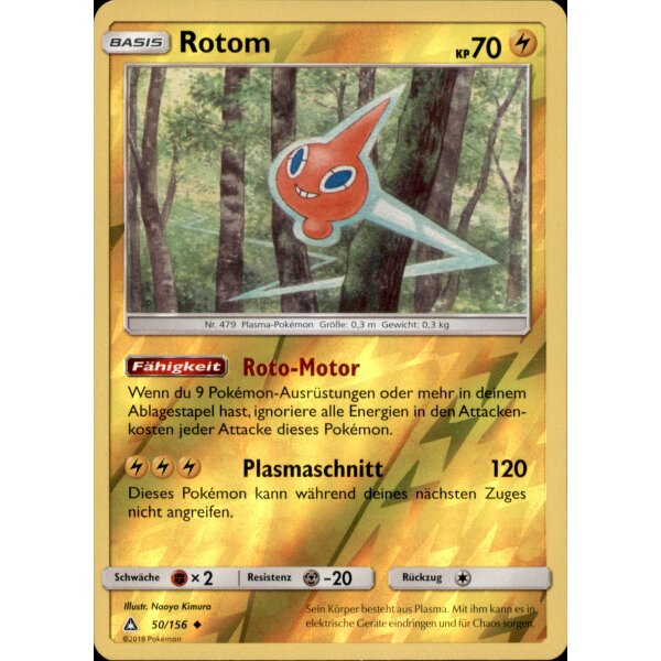 50/156 Rotom - Reverse Holo - Ultra-Prisma