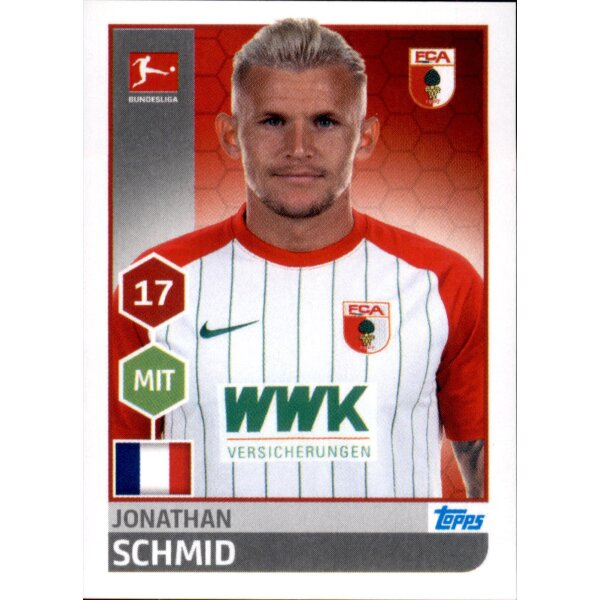 TOPPS Bundesliga 2017/2018 - Sticker 13 - Jonathan Schmid