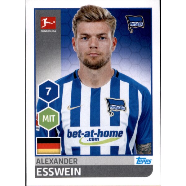 TOPPS Bundesliga 2017/2018 - Sticker 27 - Alexander Esswein