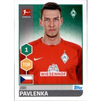 TOPPS Bundesliga 2017/2018 - Sticker 34 - Jiri Pavlenka